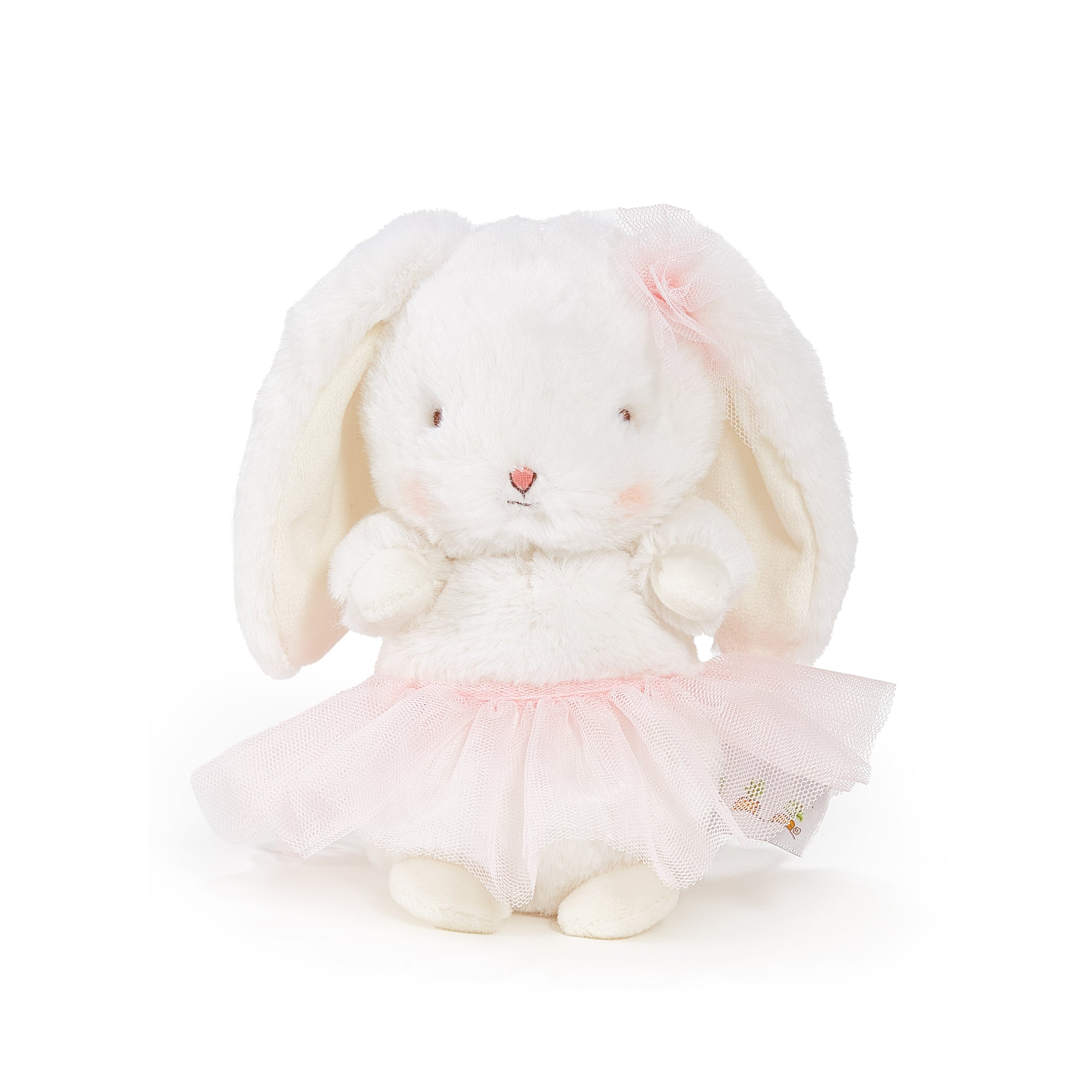 Cricket Island Blossom Bunny Plush Toy - Soft Stuffed Animal for Kids & Collectors - Perfect for Gifts, Nursery Decor, and Cuddling