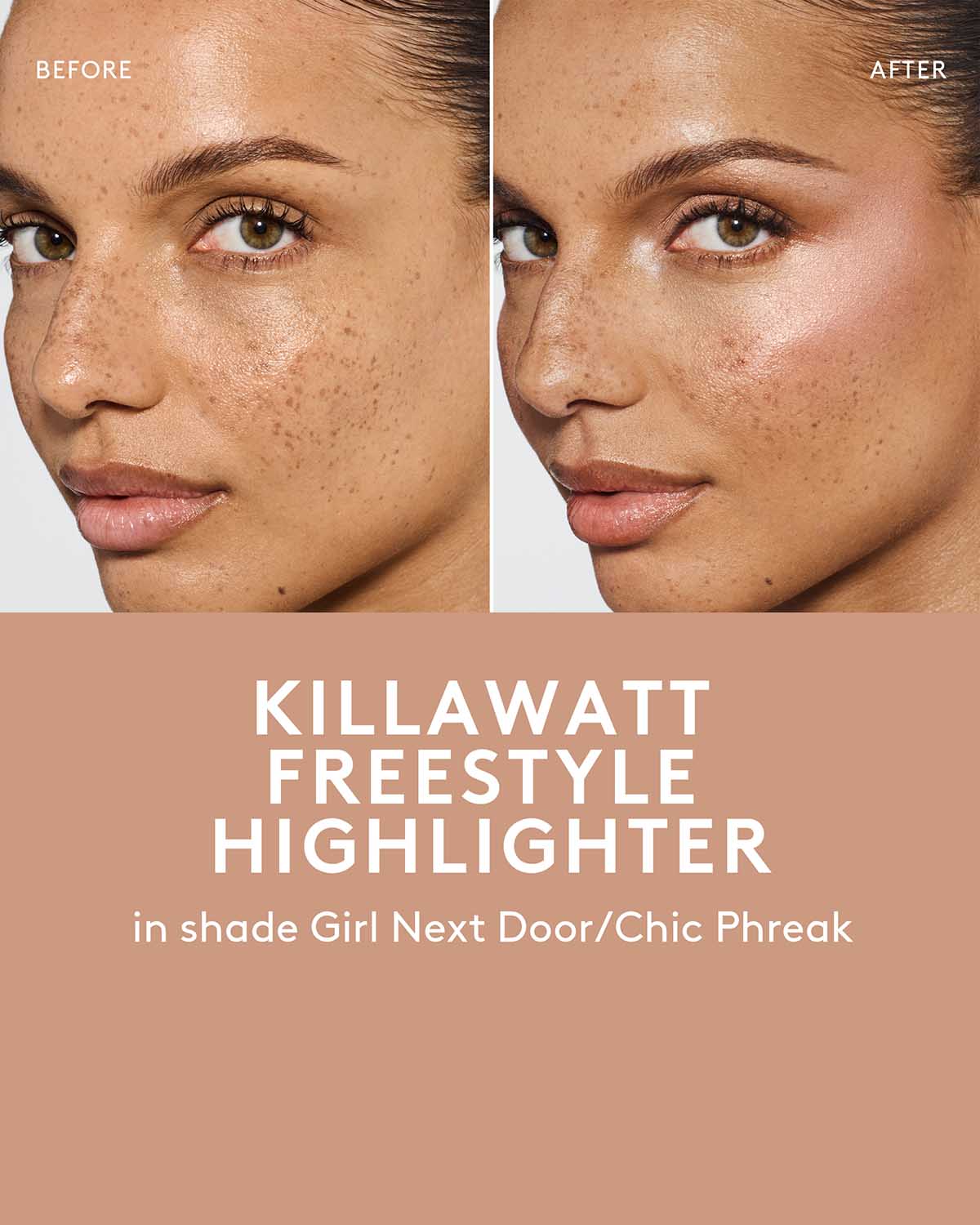 Killawatt Freestyle Highlighter Duo - Girl Next Door & Chic Phreak | Vegan & Cruelty-Free Makeup | Face Highlighter for Cheekbones & Eye Glow | Perfect for Daytime Natural Look & Nighttime Glam