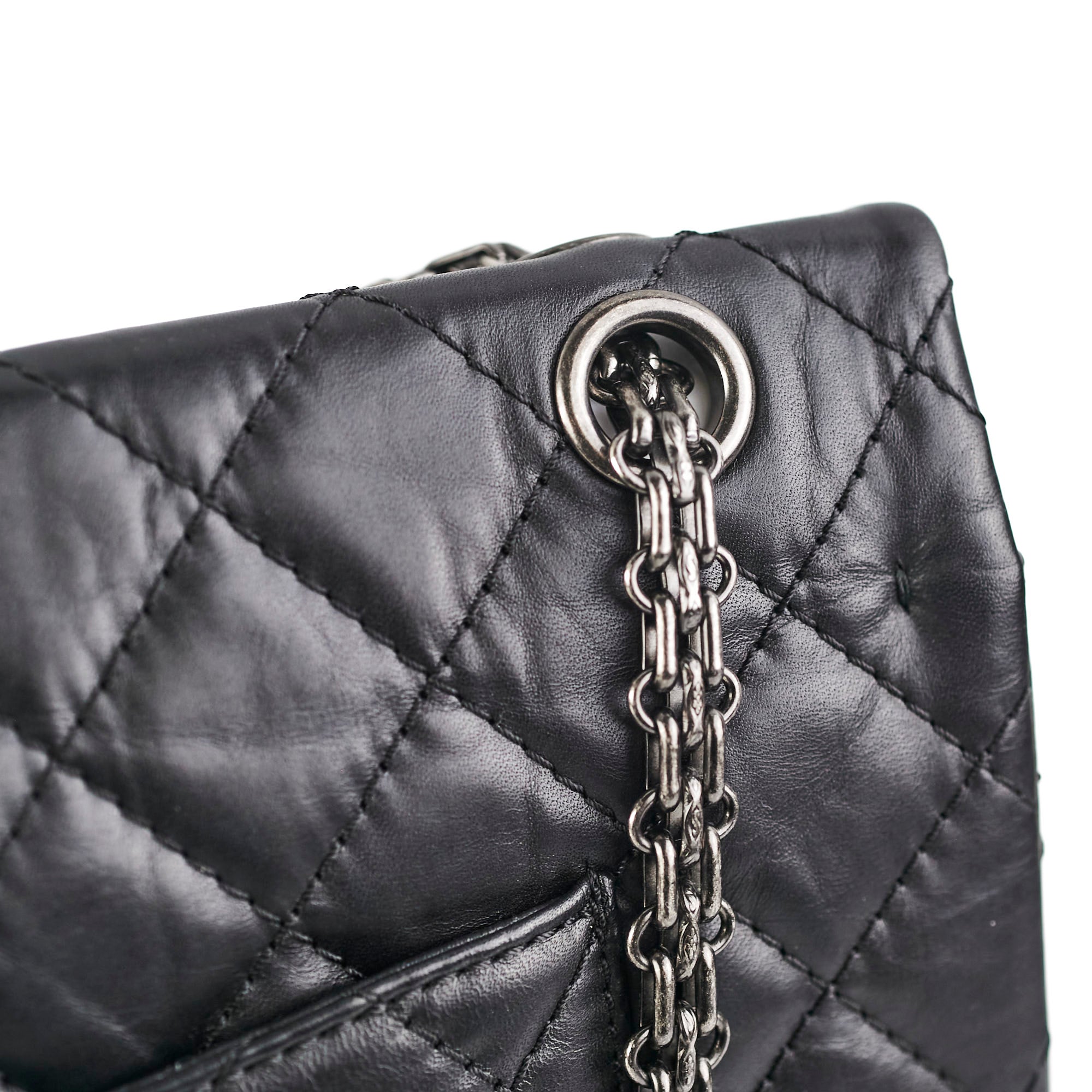 Chanel Reissue 226 Black Calfskin Leather Handbag - Series 18 Luxury Shoulder Bag for Women | Perfect for Work, Evening Events & Fashion Outings