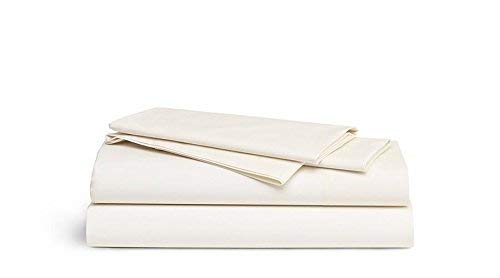 4-Piece 100% Cotton California King Sheet Set - 1 Flat Sheet, 1 Fitted Sheet & 2 Pillowcases (28