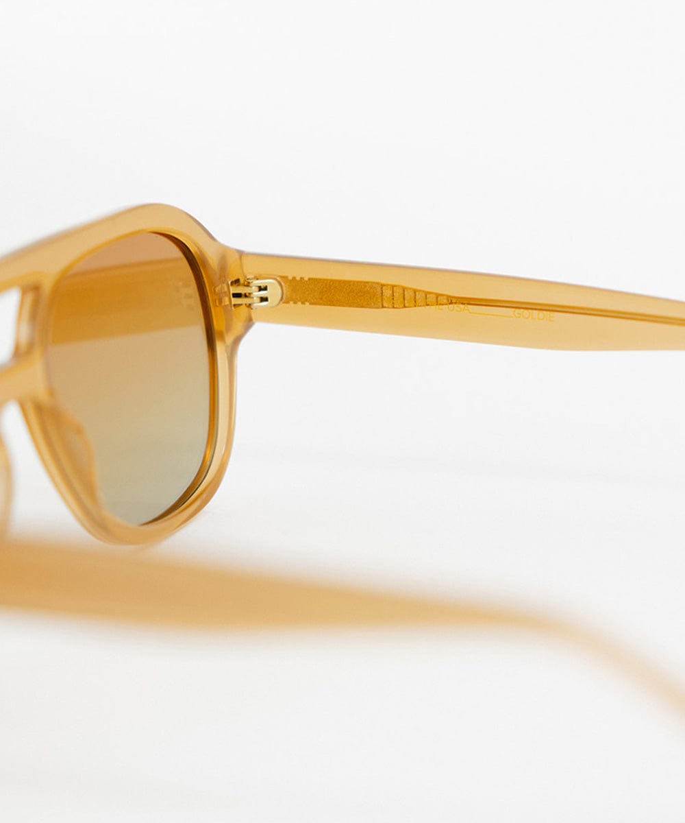 Goldie Aviator Sunglasses for Women - Classic Retro Polarized UV Protection - Perfect for Driving, Travel & Outdoor Activities