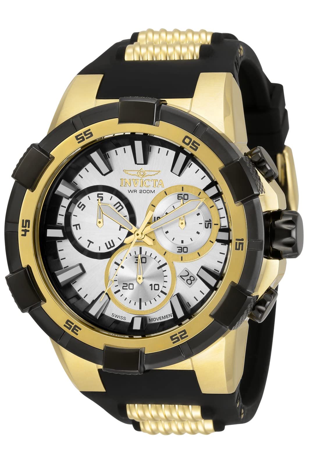 Invicta Men's Aviator 33289 Stainless Steel Quartz Watch with Chronograph - Perfect for Business, Casual Wear & Outdoor Adventures