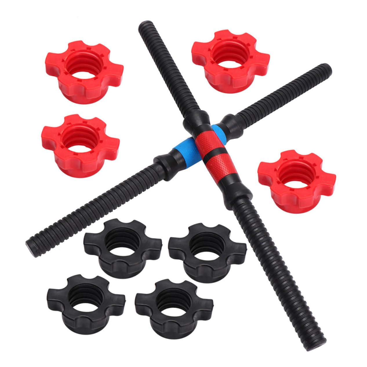 Adjustable PVC Dumbbell Bar with Fitness Con Vite Set - Perfect for Home Gym, Strength Training & Weightlifting Workouts