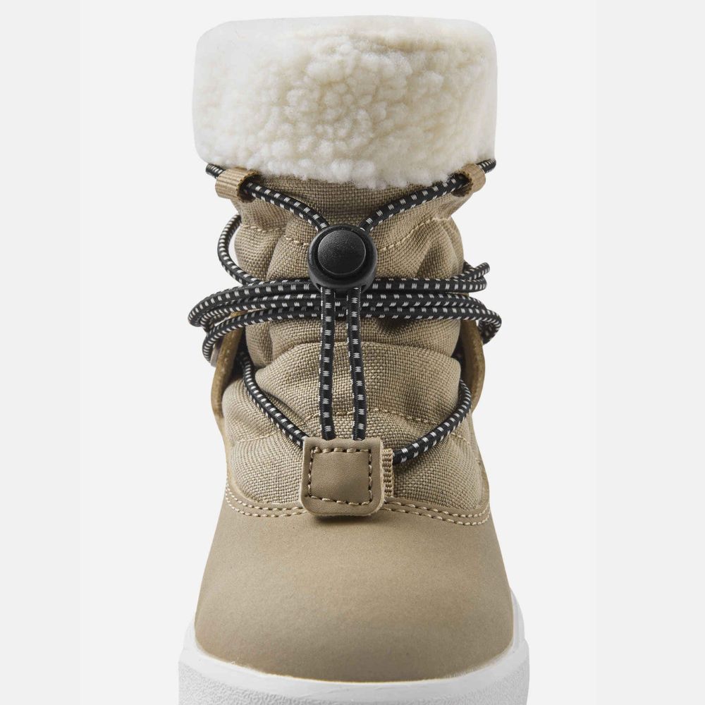 Reima Lumipallo Kids' Snow Boots - Light Brown Waterproof Winter Boots for Boys & Girls - Perfect for Snow Play, Sledding & Cold Weather Adventures