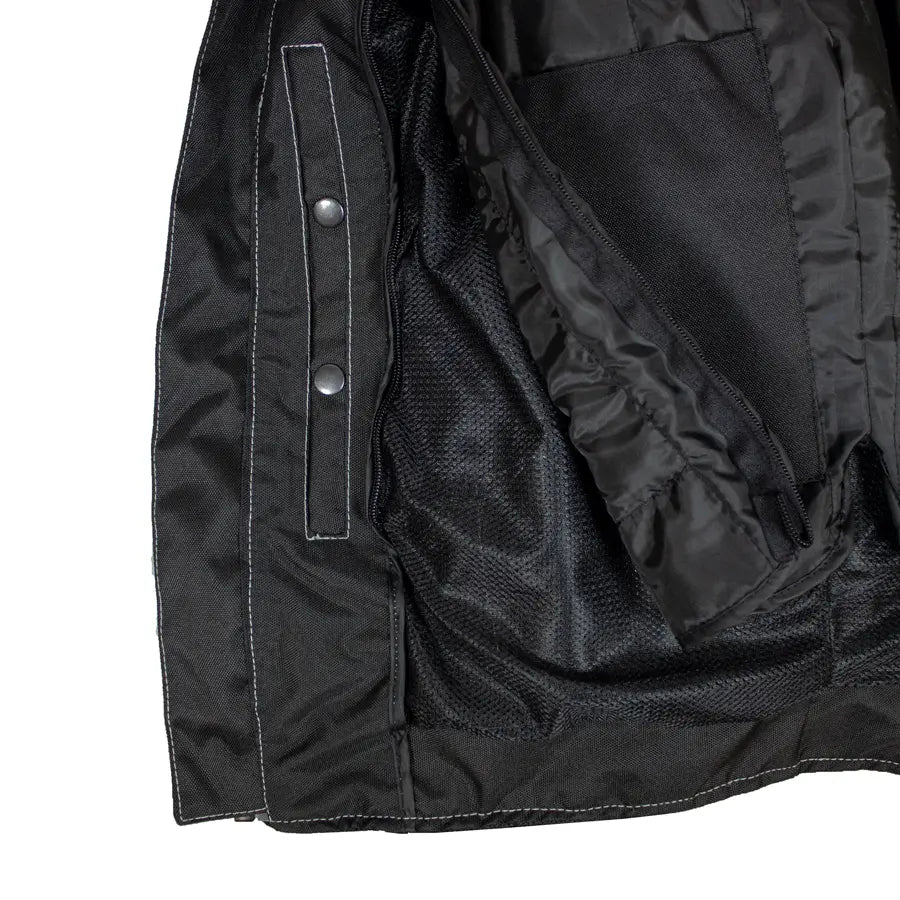 Open Road Men's Armored Motorcycle Jacket - CE Certified Protective Gear for Safe Riding - Perfect for Commuting & Adventure Tours