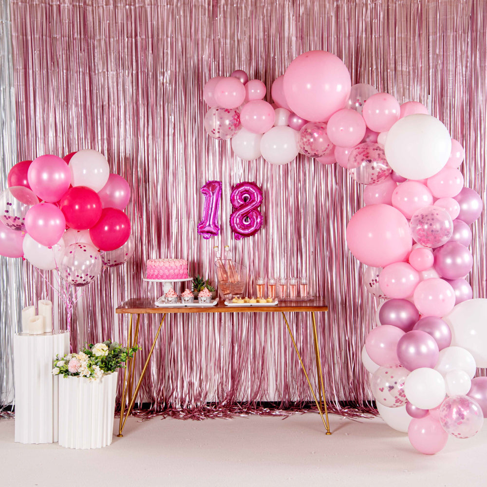 Balloonify Pink Mylar Number 1 Balloon - 16 Inch Large Foil Balloon for Birthday Party Decorations, Baby Shower, Anniversary & Celebration Events - 1 Count Box