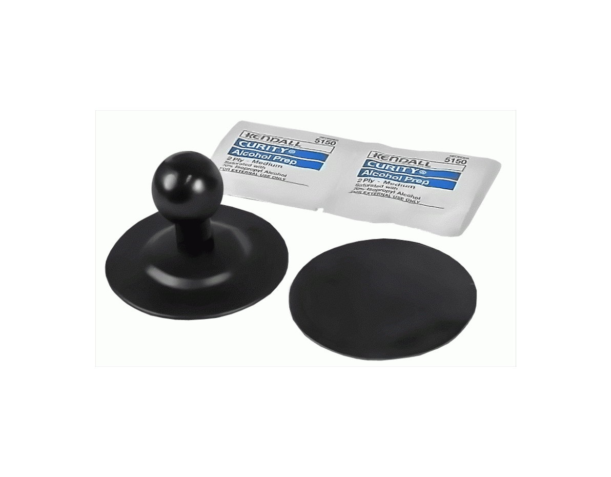 1 Adhesive Ball Mount - Strong Sticky Suction Cup for Phone, GPS & Dashboard Accessories - Perfect for Car, Home & Office Use