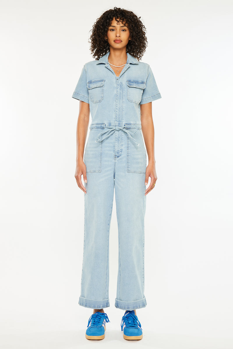 Paula Wide Leg Coveralls for Women - Comfortable Jumpsuit with Pockets, Stylish Overalls for Work & Casual Wear | Perfect for Gardening, DIY Projects & Outdoor Activities