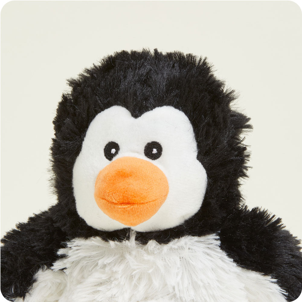 Penguin Warmies Junior - Soft Plush Stuffed Animal with Microwavable Heat Pack for Kids | Perfect for Snuggling, Comfort & Stress Relief at Home or Travel