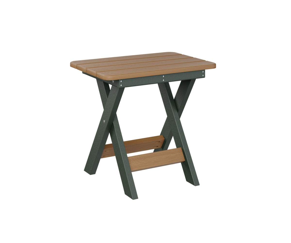 Natural Teak on Green