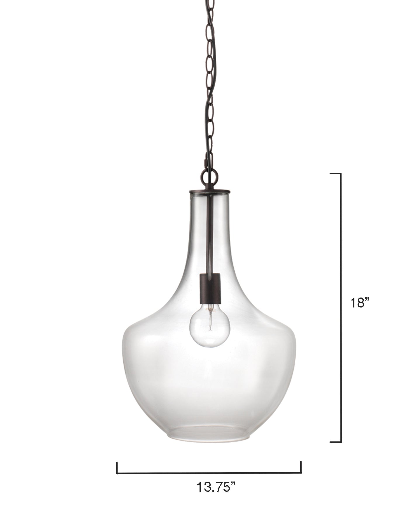 Sutton Pendant Light - Modern Hanging Chandelier for Dining Room, Kitchen Island & Bedroom Decor | Elegant Lighting Fixture for Home & Office