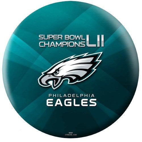 2018 Super Bowl 52 Champions Philadelphia Eagles Commemorative Bowling Ball | OnTheBallBowling | Perfect for Eagles Fans, Sports Memorabilia Collectors & Bowling Enthusiasts