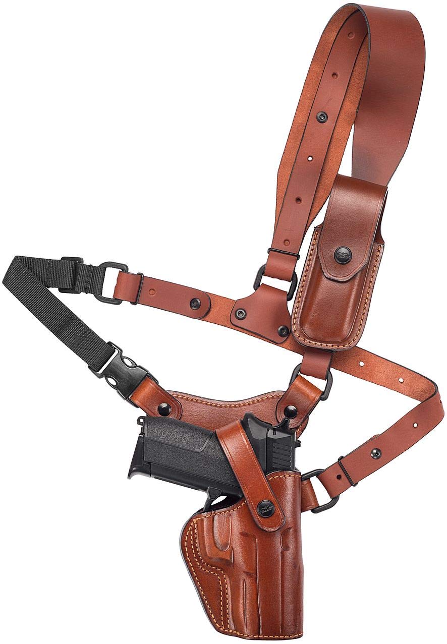 Craft Holsters G 45 Compatible Leather Chest Holster (D109) - Premium Gun Holster for Concealed Carry & Outdoor Activities - Hunting, Hiking, Camping & Shooting Range Use