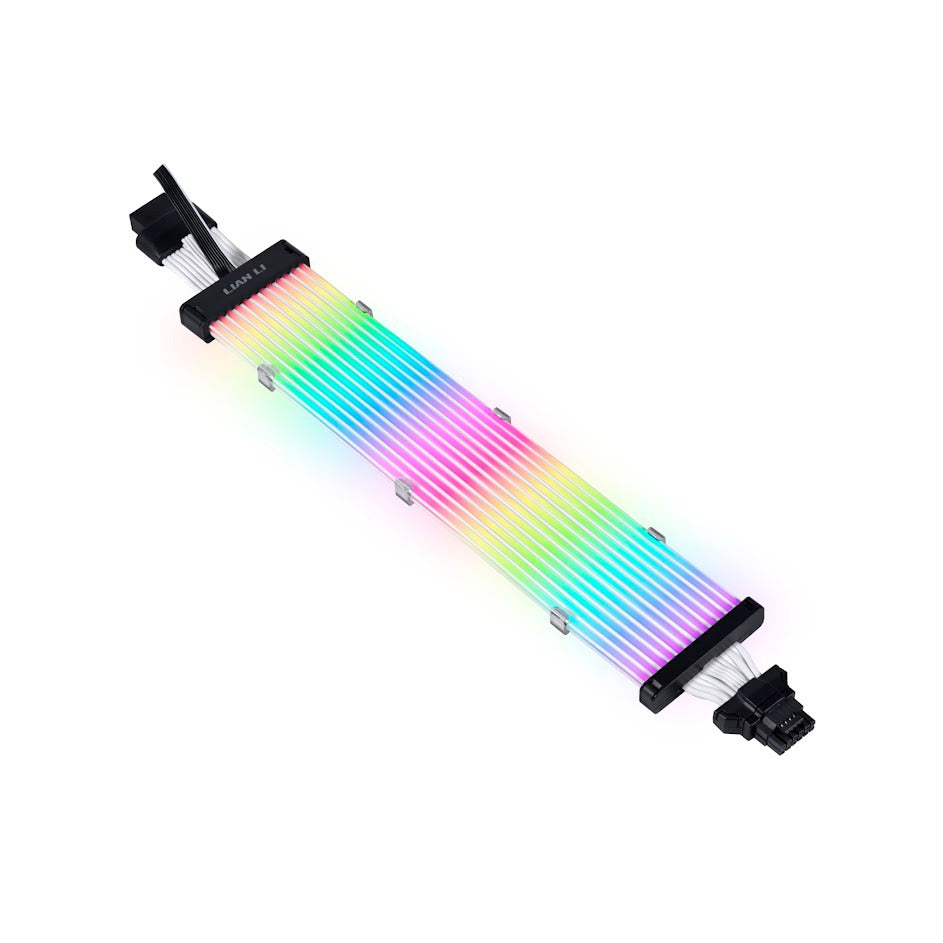 Lian Li Strimer Plus V2 12VHPWR RGB LED Extension Cable - 12 Addressable Light Strips for PC Gaming Rig & Custom Builds | Perfect for RTX 4090, 4080 GPU Power Connectors