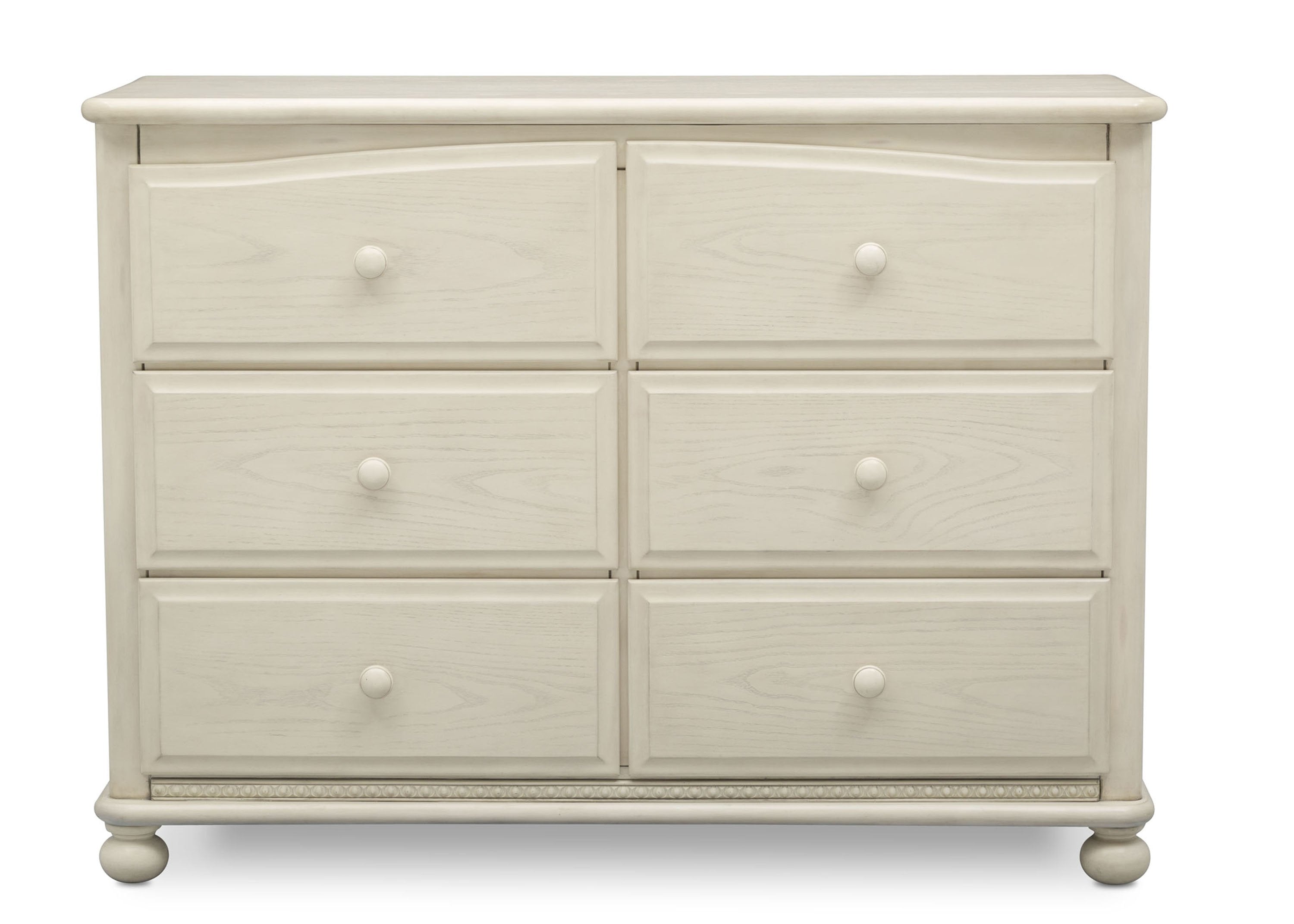 Cortona 6-Drawer Wooden Dresser for Bedroom - Modern Chest of Drawers with Smooth Gliding Drawers for Clothes Storage | Perfect for Master Bedroom, Guest Room & Nursery Organization