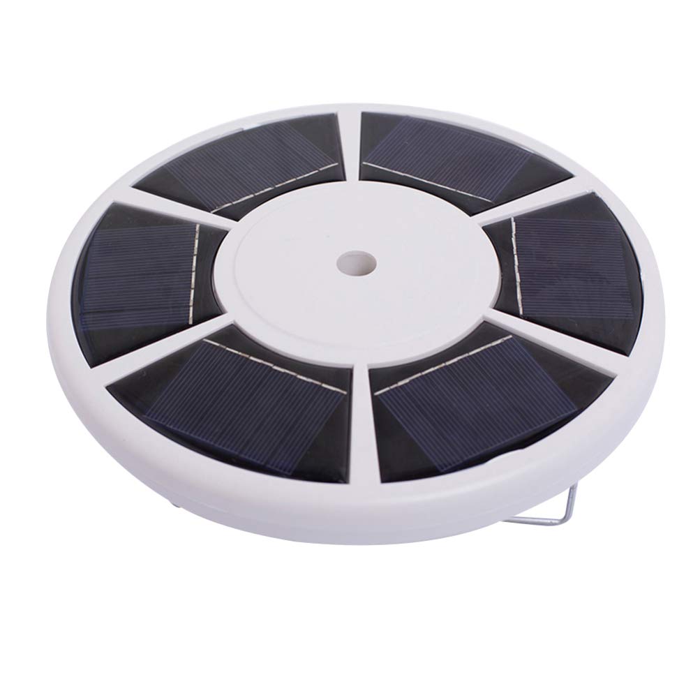 Uonlytech Solar Flagpole Spotlight - LED Solar Lamp for Outdoor Flag Poles, Automatic Downlight for House, Camping & White Banner Lighting | Perfect for Garden, Patio & Driveway