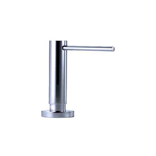 Polished Chrome Soap Dispenser - Automatic or Manual - Perfect for Kitchen, Bathroom & Office Sink Areas