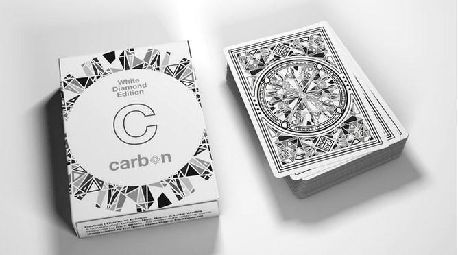 Premium Carbon Fiber Playing Cards - Diamond Edition | Elegant & Durable for Poker, Magic Tricks & Cardistry | Perfect for Game Nights & Professional Performances
