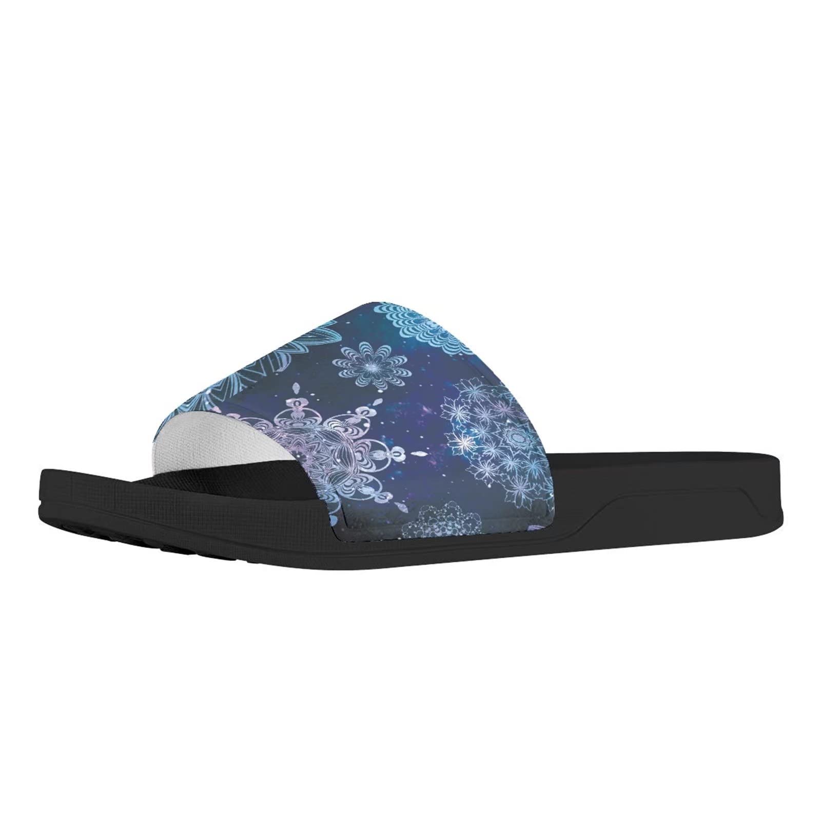 FOR U DESIGNS Women's Comfortable Sandals & Slippers - Non-Slip Indoor/Outdoor Slides for Summer, Beach, Hotel, Home - Soft House Shoes for Relaxation & Casual Wear