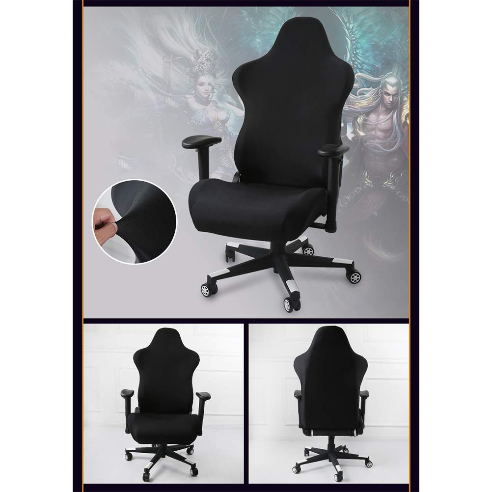 Ergonomic Office & Gaming Chair Cover - Stretchy Slipcover for Racing Style Chairs (Chair Not Included) - Perfect for Home Office, Gaming Setup & Workspace Comfort