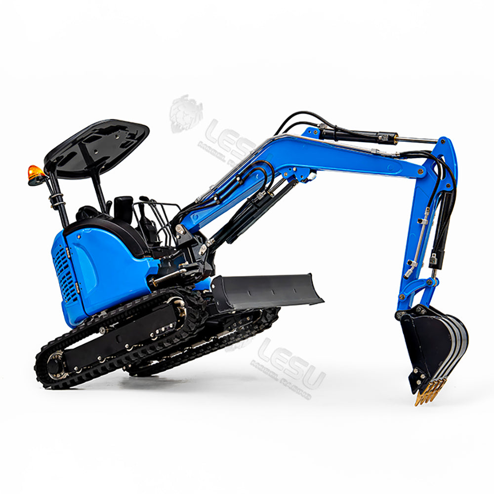 1/14 Scale Metal LESU PC30 RC Hydraulic Excavator Toy - 6CH Plunger Valve Remote Control, Mini Pump, RTR with Flysky ST8 Radio & Battery - Perfect for Construction Simulation, Backyard Digging & RC Hobby Enthusiasts