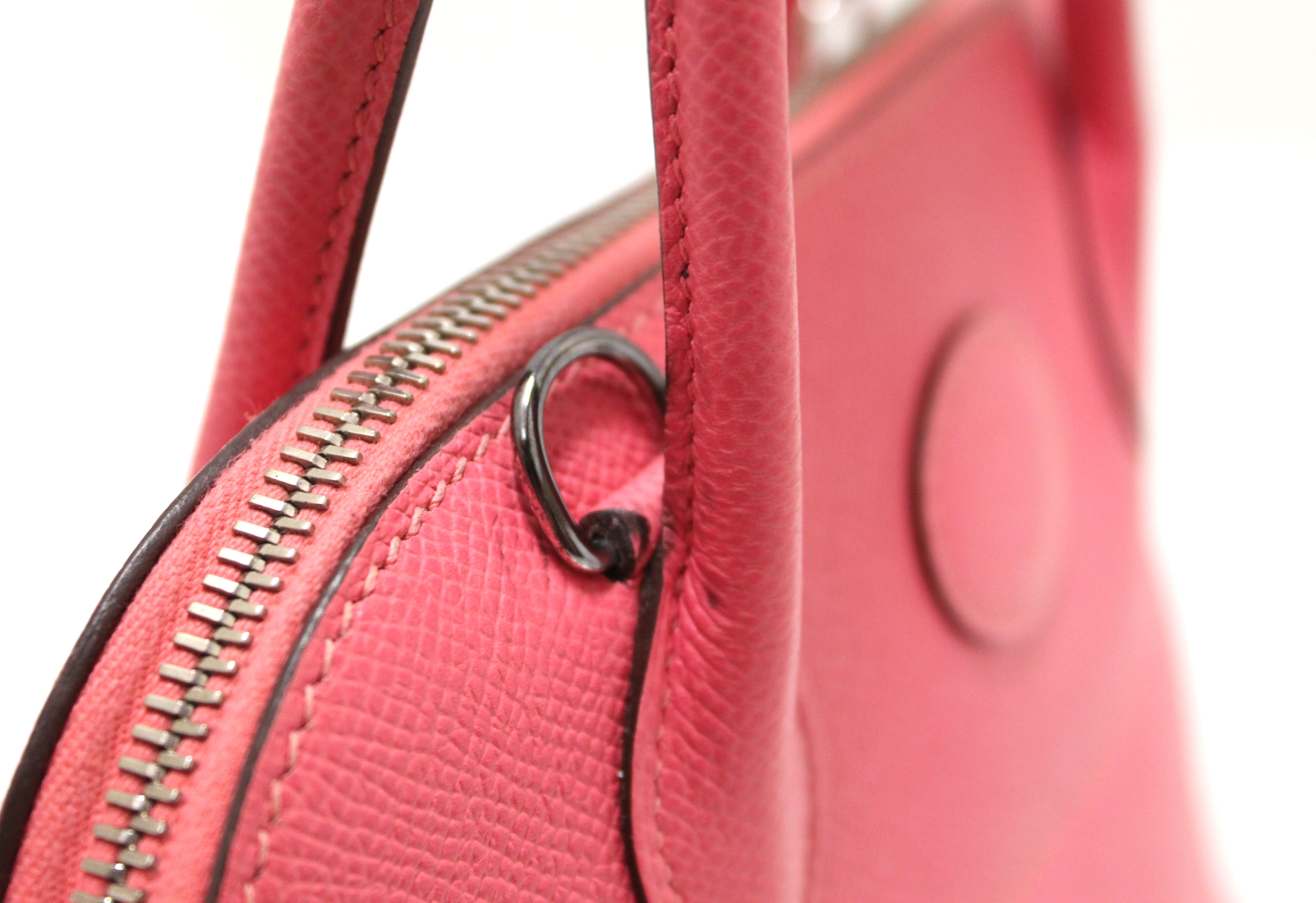 Authentic Hermes Pink Bolide 27 Epsom Leather Handbag for Women - Luxury Shoulder Bag & Top Handle Purse - Perfect for Work, Travel & Special Occasions