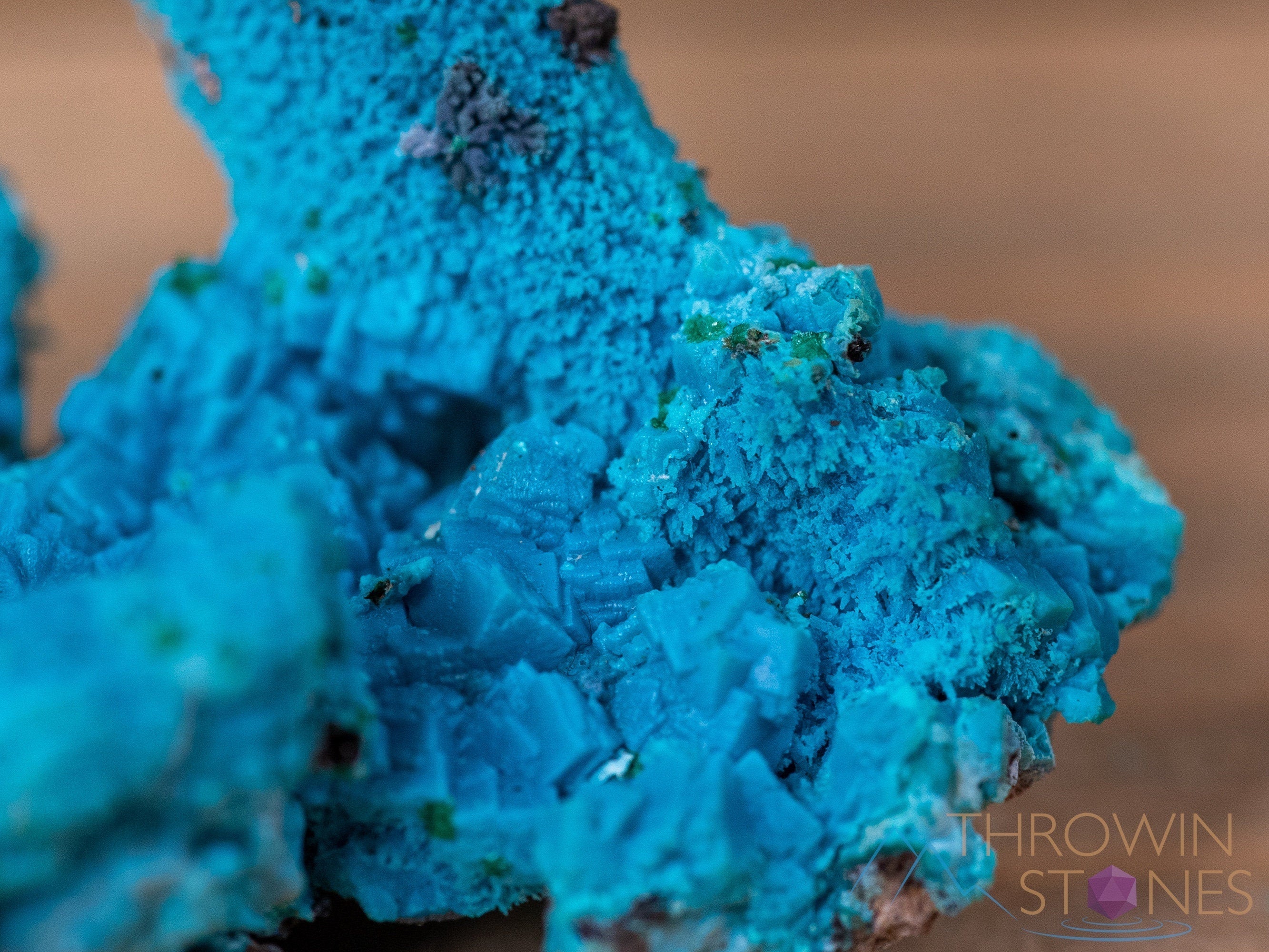 Natural CHRYSOCOLLA Pseudomorph after AZURITE & MALACHITE Raw Crystal with Calcite - Healing Stone Collection, Unique Housewarming Gift, Spiritual Home Decor for Meditation & Energy Cleansing | Raw Gemstone Specimen 40491
