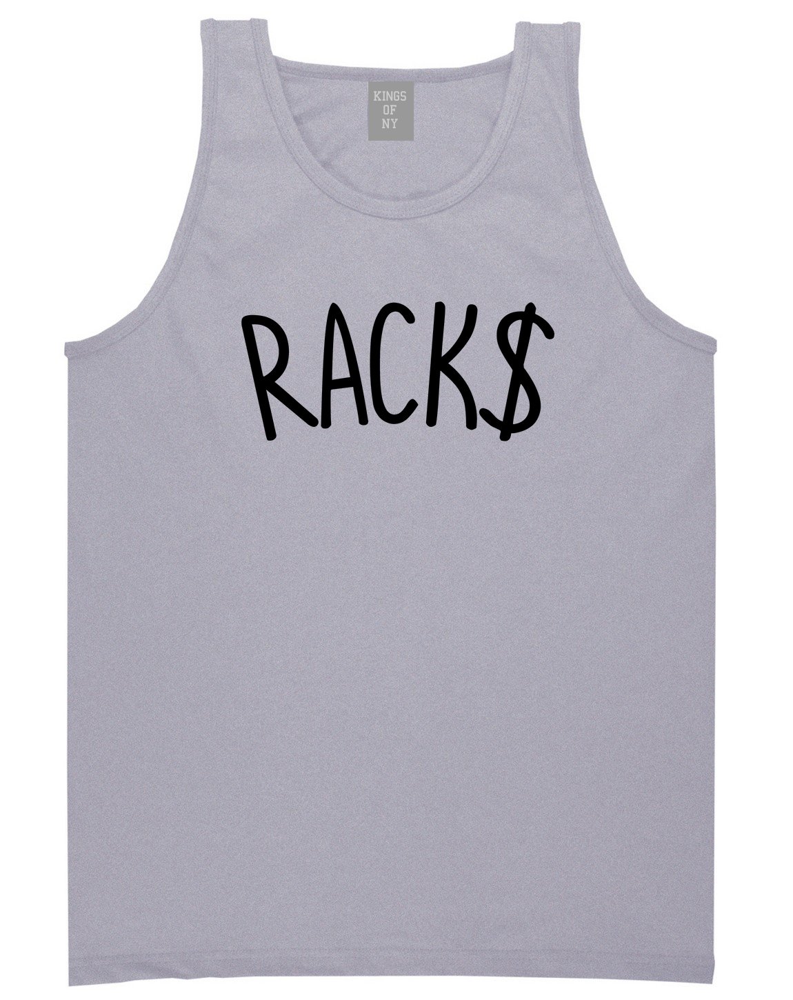 Kings Of NY Money Sign Men's Tank Top - Stylish Graphic Muscle Shirt for Gym, Streetwear & Summer Outfits