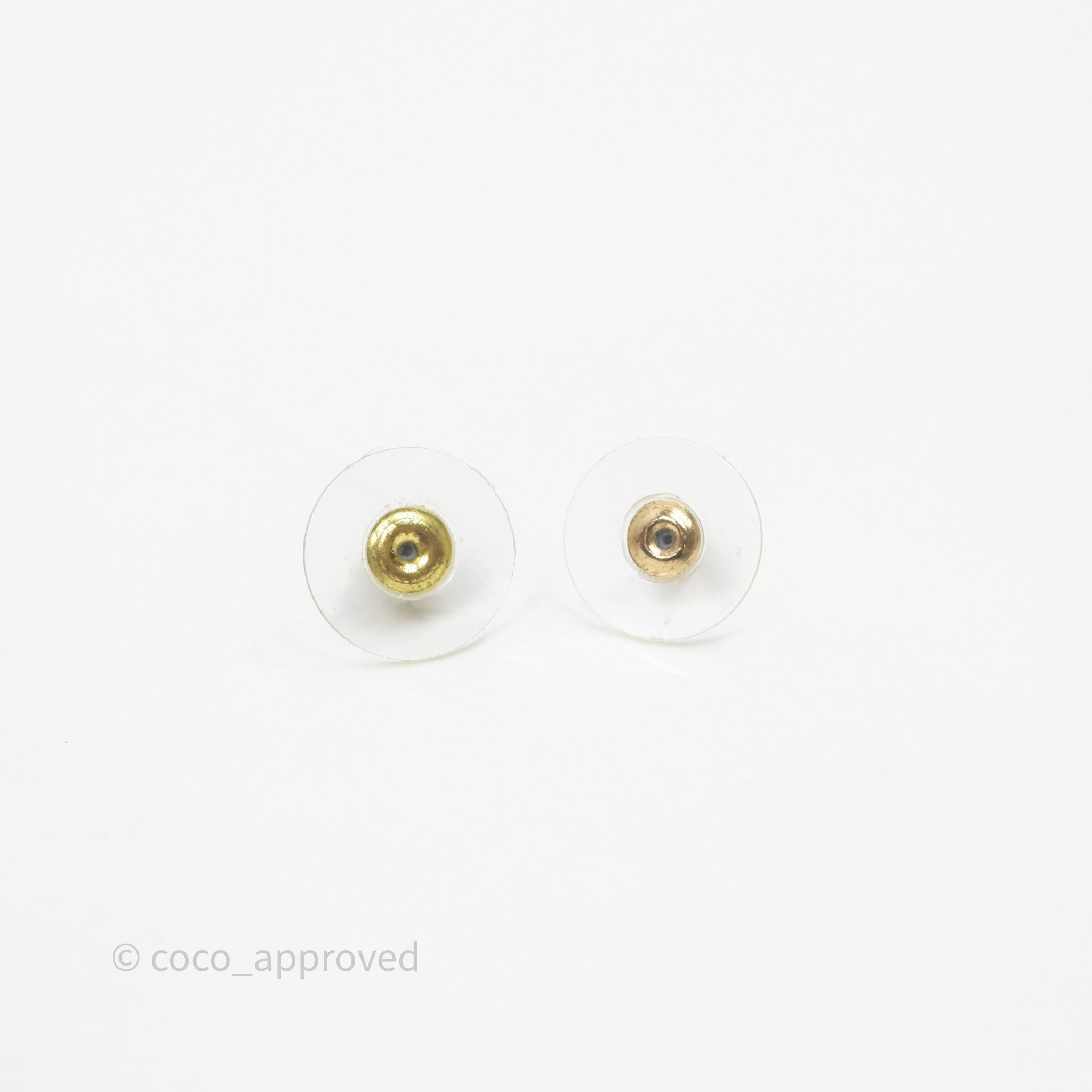 Chanel CC Camellia Gold Tone Earrings - Luxury Fashion Jewelry for Women | Perfect for Parties, Weddings & Special Occasions