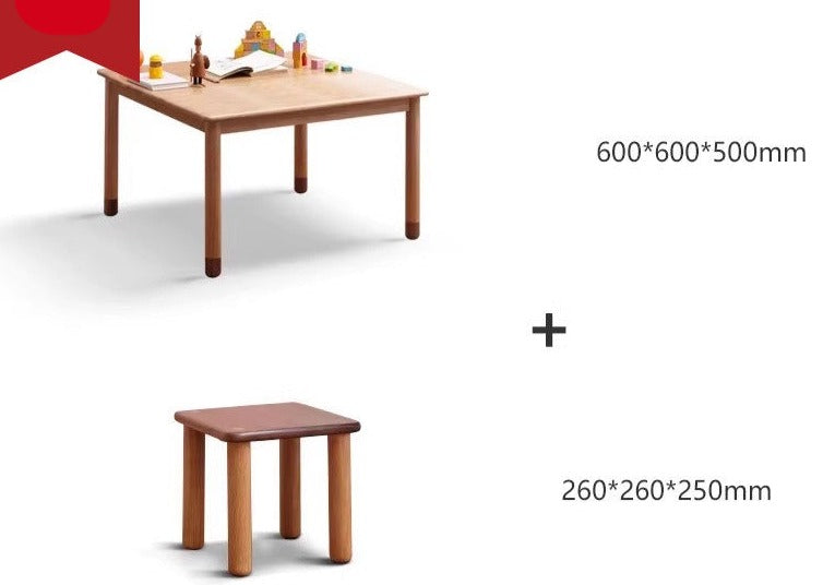 Handmade Solid Oak Wood Kids Study Desk - Durable & Ergonomic Children's Writing Table for Homework & Crafting - Perfect for Bedrooms, Homeschooling & Playrooms