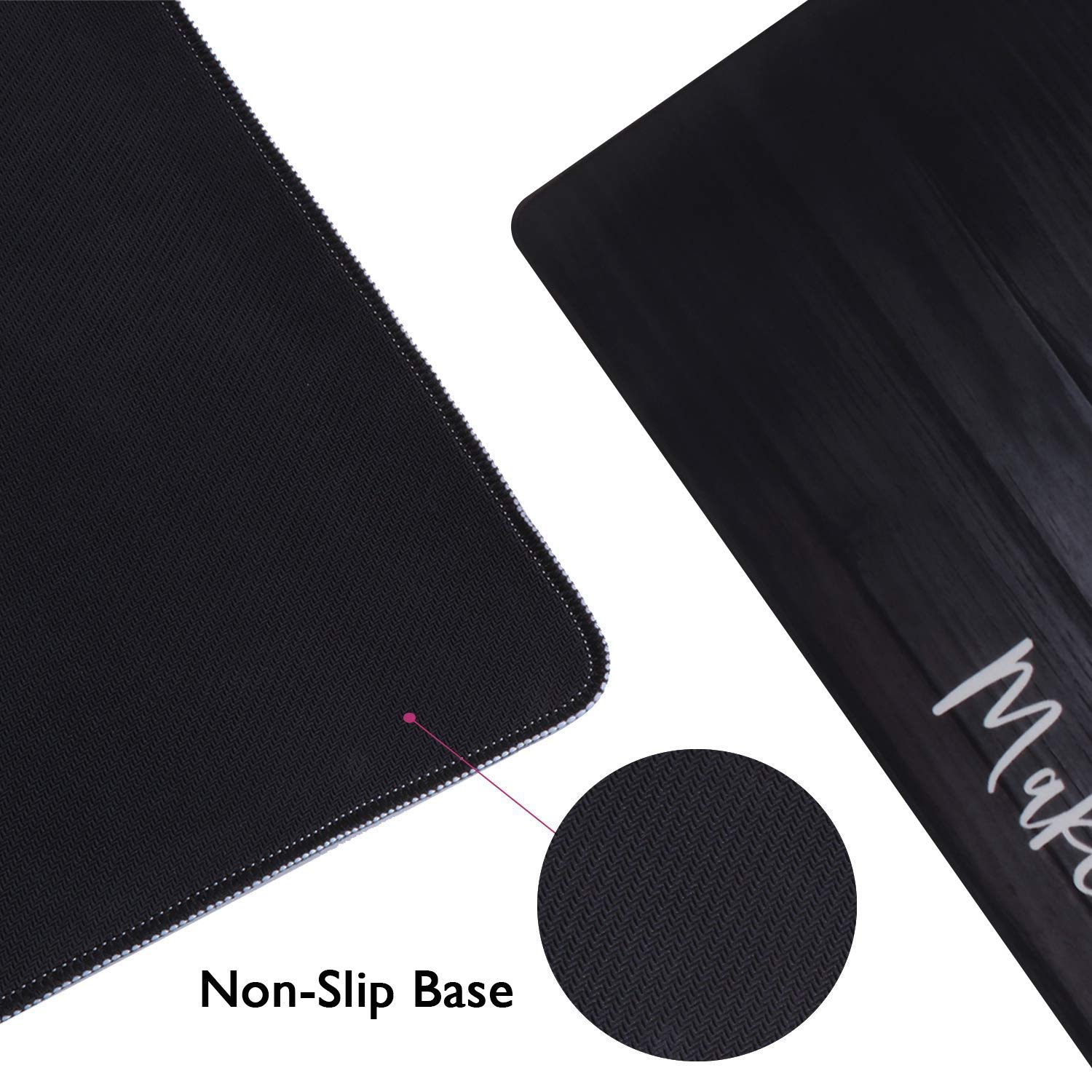 iCasso Extended Gaming Mouse Pad (35.4x15.7 Inch) - Large Non-Slip Rubber Base Mousepad with Stitched Edges | Waterproof Keyboard Mouse Mat Desk Pad for PC, Laptop, Work & Gaming | Perfect for Office, Home & Esports Setup