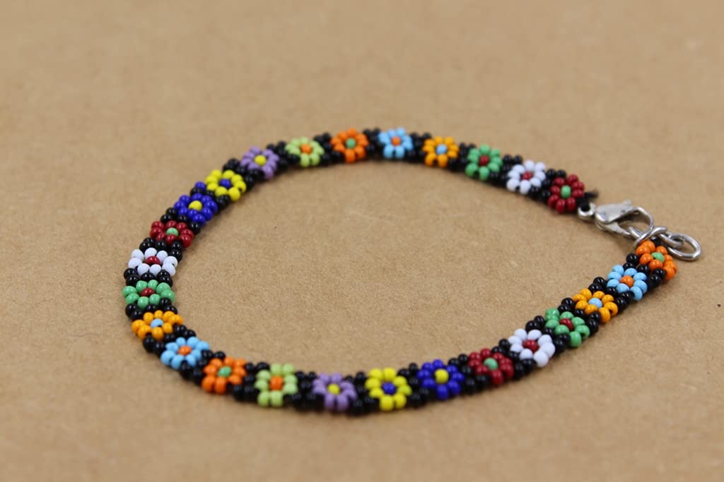 Prapti Handicrafts Beaded Anklets for Women & Girls – Stylish Barefoot Jewelry & Footwear (Pack of 1) | Perfect for Beach, Yoga, and Boho Fashion
