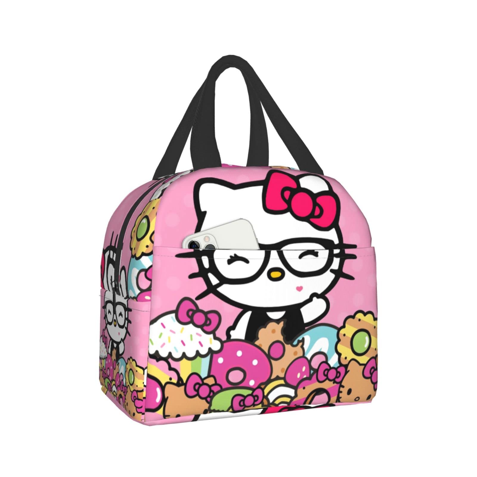 **MCCEDMQ Insulated Lunch Bag for Women - Large Capacity Cute Bento Box (8.5x8x5 Inches) - Perfect for Work, School, Picnics & Travel**