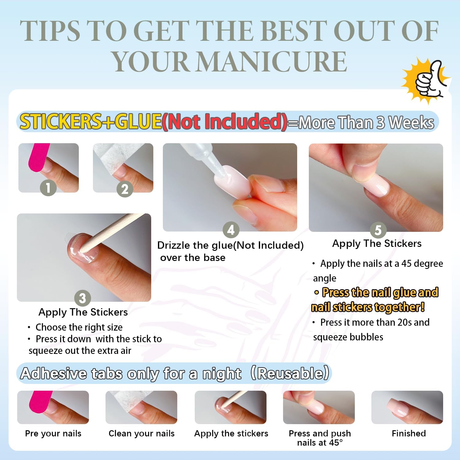 SXVME Press on Nails - Medium Square & Coffin Shape Natural Acrylic Fake Nails, 24pcs Reusable Glue-on Nails Set with Strong Adhesive, Short to Medium Length Solid Color Gel Nails for Women - Perfect for Parties, Weddings, Date Nights and Everyday Wear