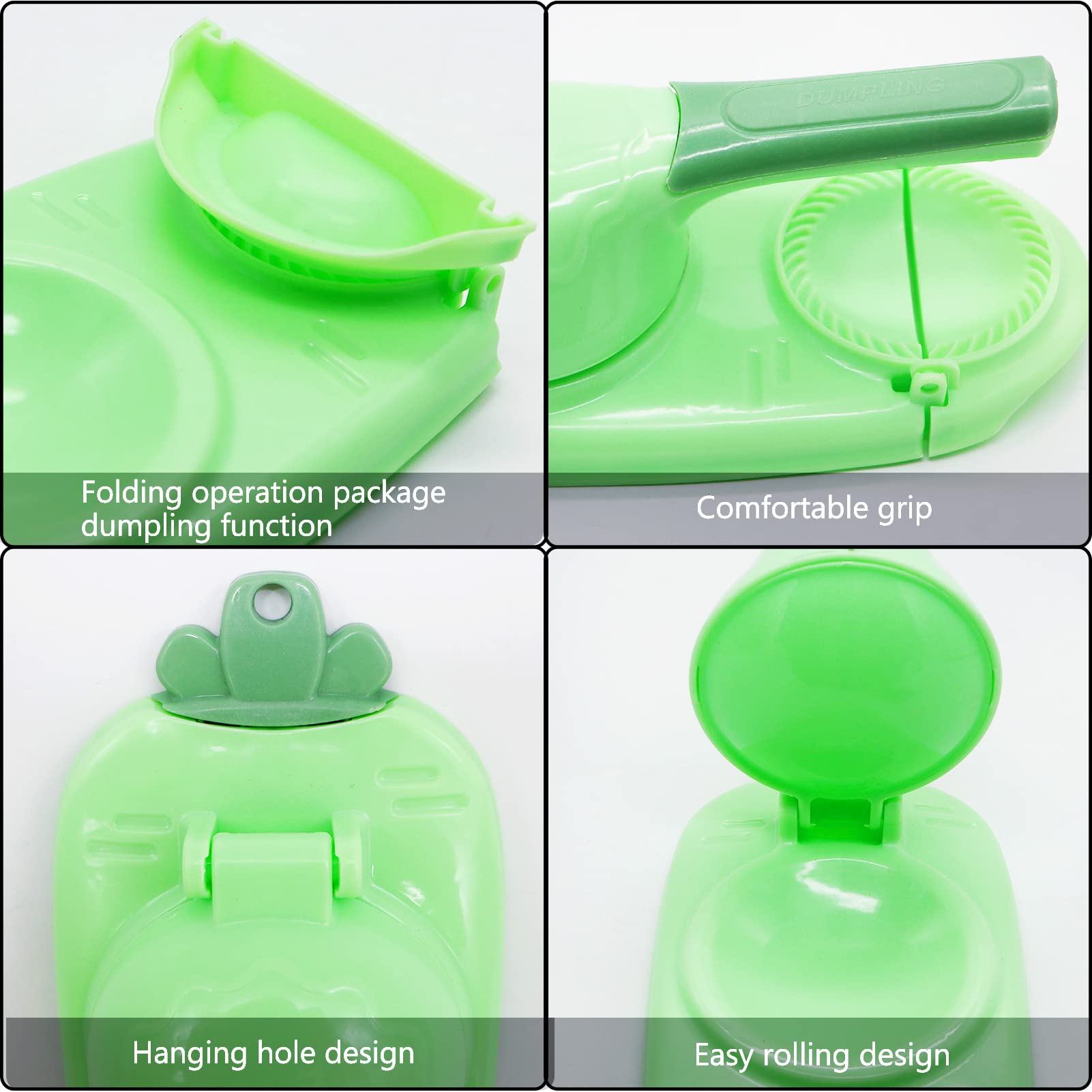 2 in 1 Dumpling Maker Machine - Manual Dumpling Press & Dough Wrapper Mold for Homemade Dumplings | Kitchen DIY Tool for Dumpling Skin Press & Baking Pastry | Perfect for Asian Cooking, Family Gatherings & Holiday Meal Prep