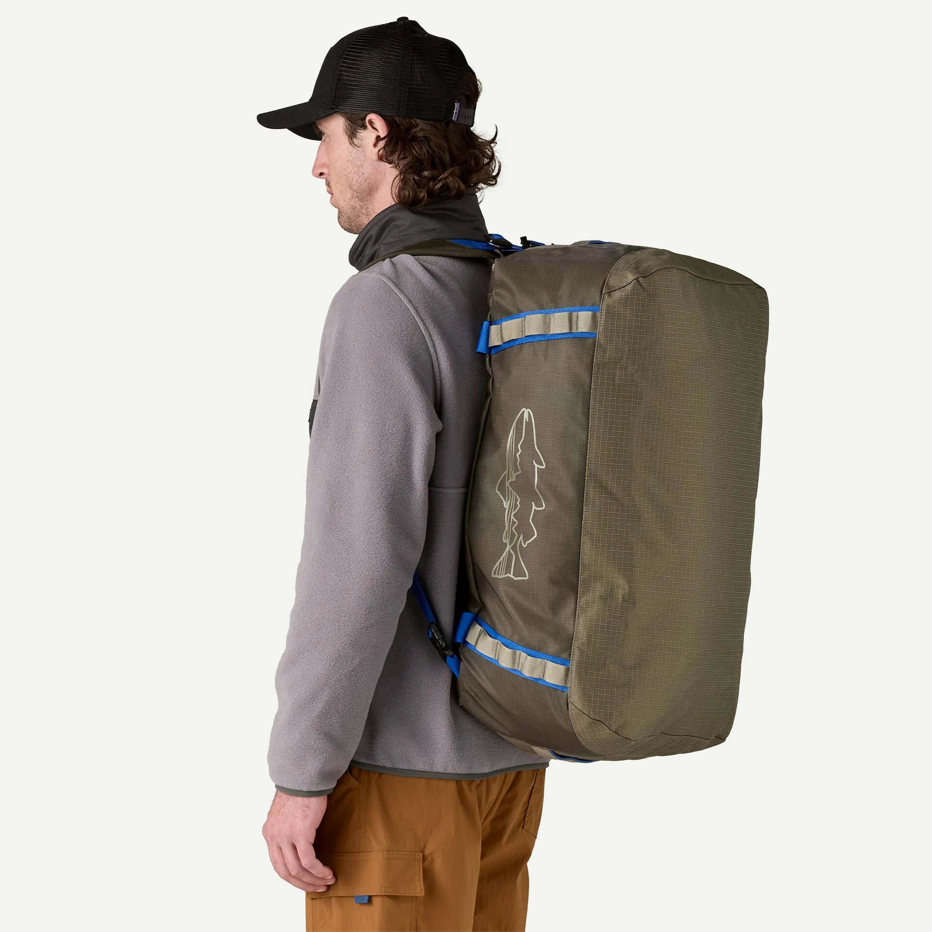Patagonia Black Hole Duffel Bag 55L - Waterproof Travel Duffel for Outdoor Adventures, Gym, Camping & Weekend Getaways