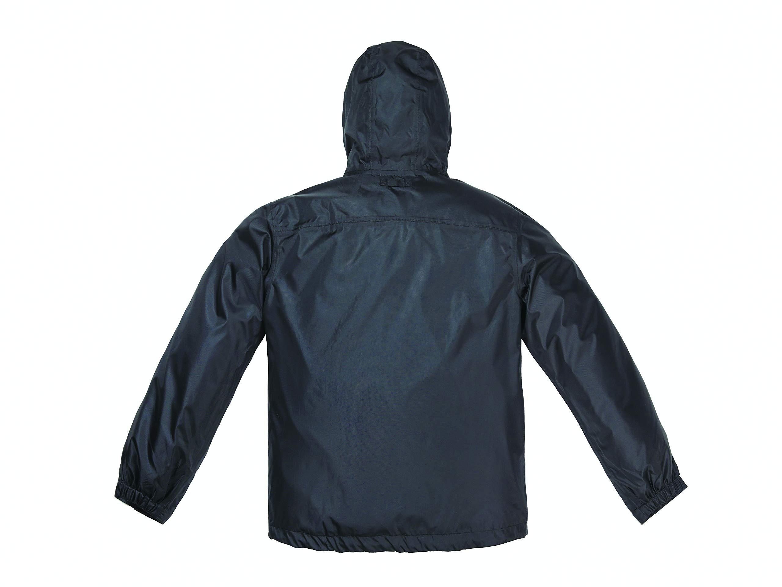 Solstice Apparel Men's Waterproof Taped Rain Jacket - Lightweight Windproof Outdoor Coat for Hiking, Camping & Commuting