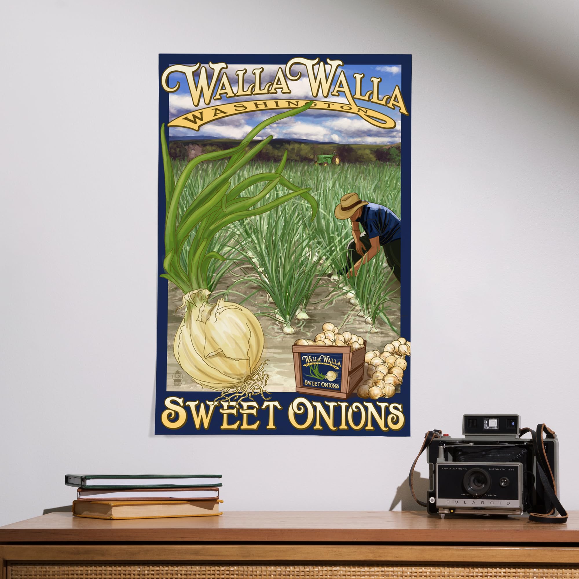 Lantern Press 16x24 Inch Giclee Print - Walla Walla Washington Sweet Onions Artwork | Premium Wall Decor for Living Room, Bedroom & Office