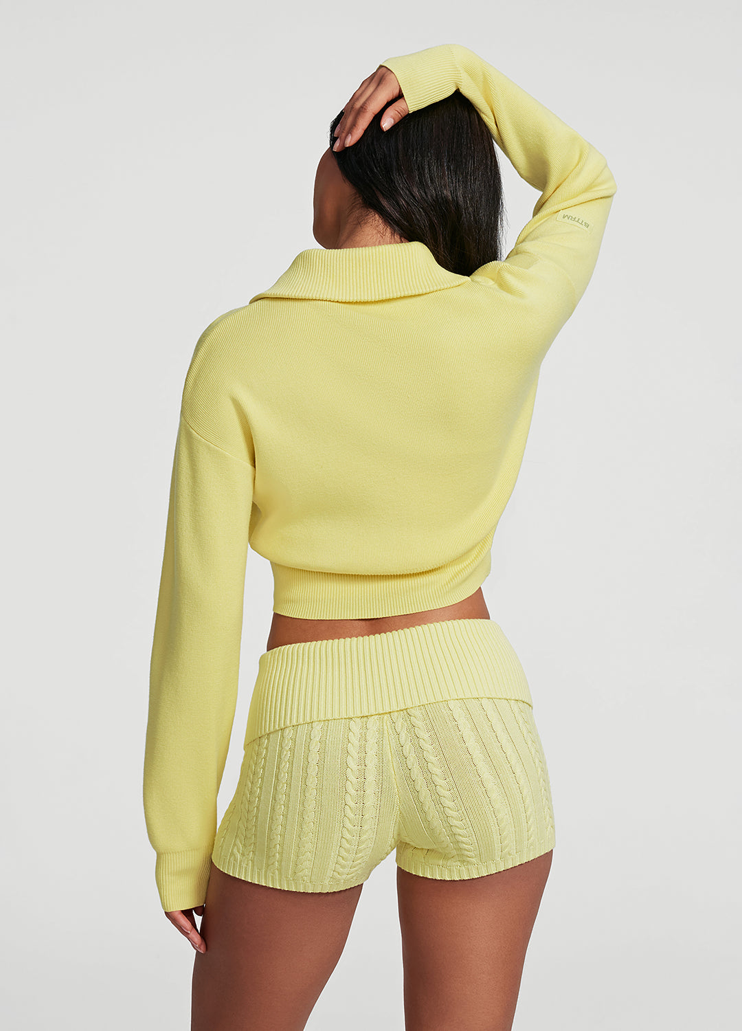 Women's Knit Cropped Zip Up Jacket - Lightweight Casual Cardigan for Spring & Fall - Perfect for Layering, Travel, and Everyday Wear