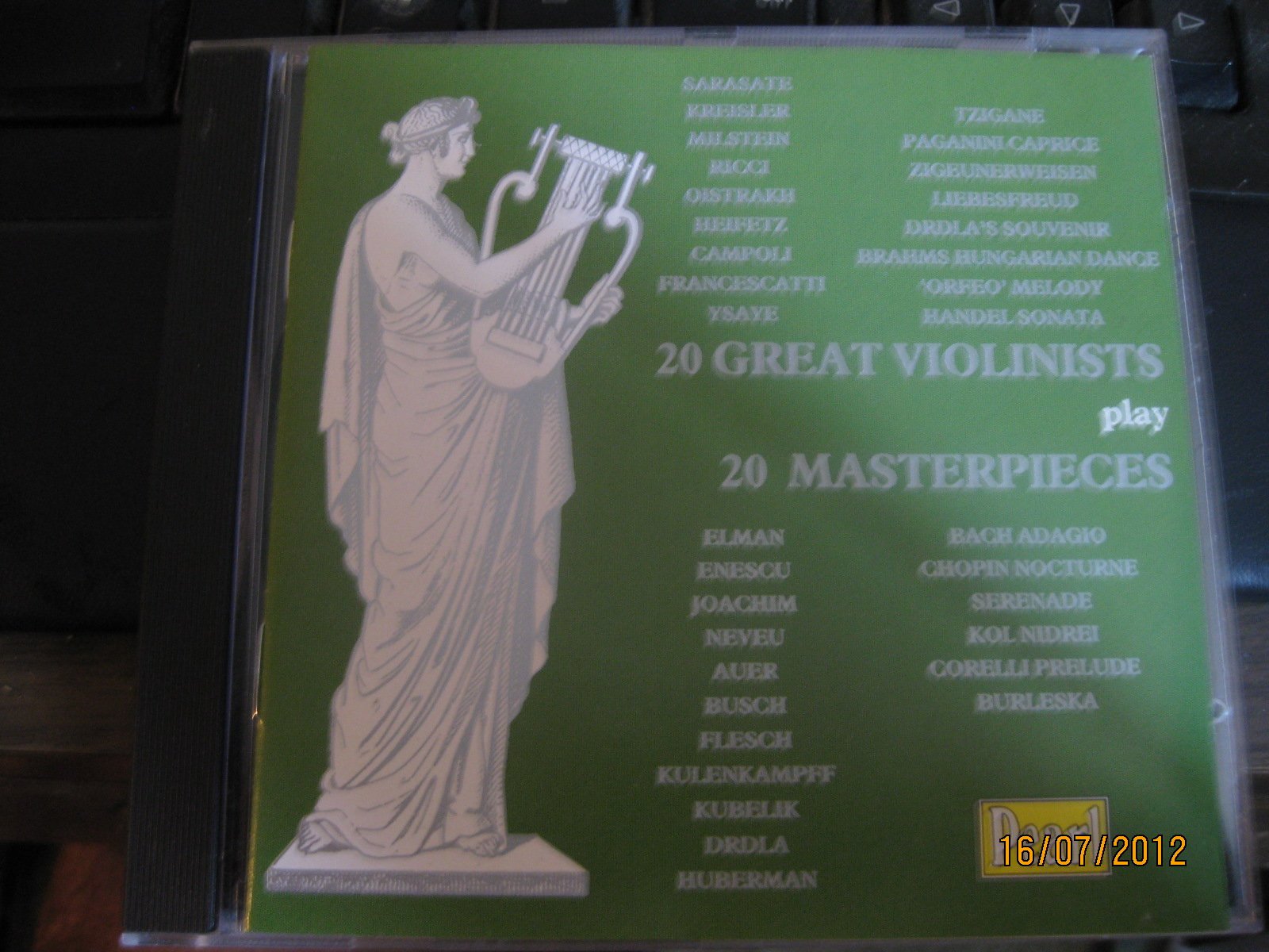 20 Great Violinists Play 20 Masterpieces - Classical Music Collection for Relaxation, Study & Dinner Parties