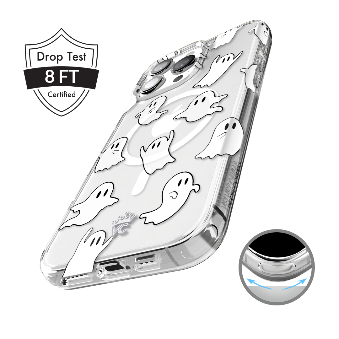 Ghosted Clear iPhone Case - Ultra Slim Protective Cover for iPhone [Model] | Shatterproof & Scratch-Resistant | Perfect for Everyday Use & Travel