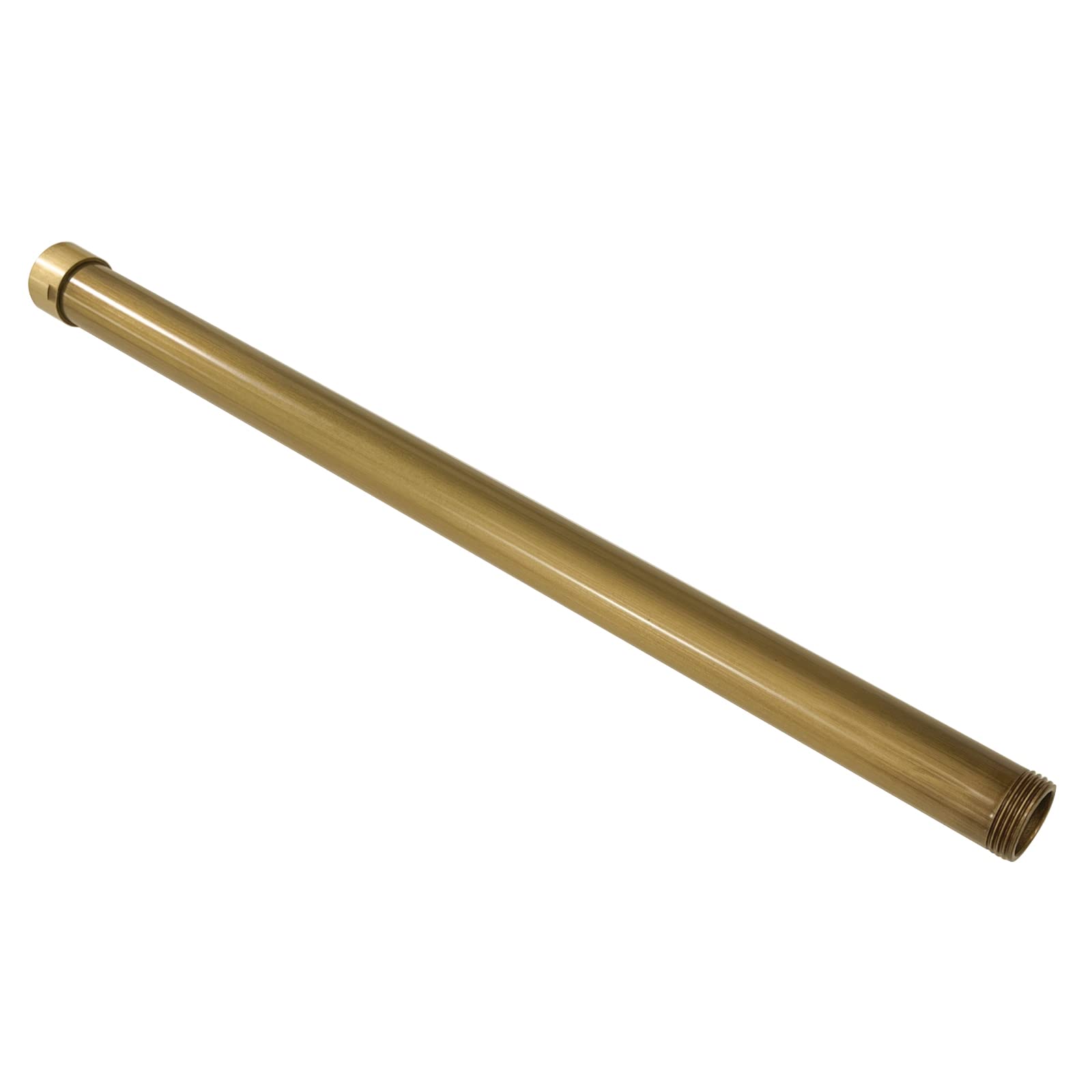 Gotonovo 16 Inch G3/4 Shower Extension Tube - Longer Shower Pipe in Antique Brass Finish for Bathroom & RV Upgrades | Perfect for Low-Ceiling Showers and Space-Saving Installations