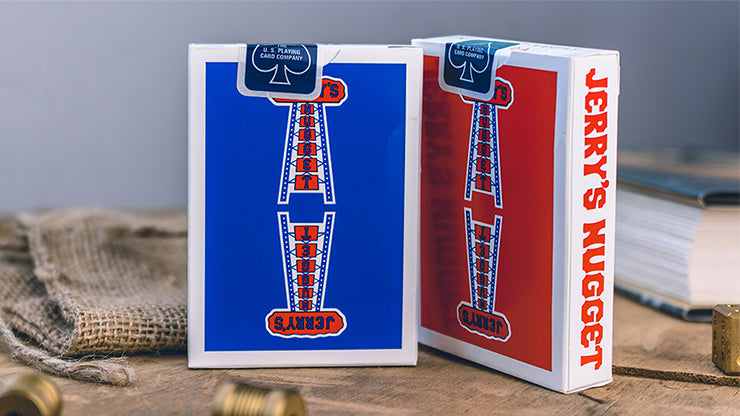 Jerry's Nuggets Vintage Feel Red Playing Cards - Premium Poker Deck for Magic Tricks, Cardistry & Collectors - Perfect for Game Nights, Gifts & Professional Performances