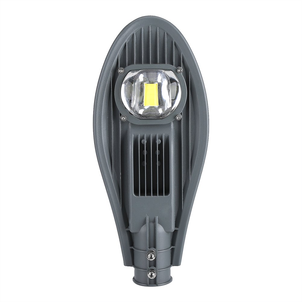 50W LED Street Light - 13000lm Warm White IP65 Waterproof Outdoor Flood Light for Parking Lots, Streets & Area Lighting - 50,000 Hours Lifespan - Perfect for Roadways, Commercial Lots & Industrial Sites