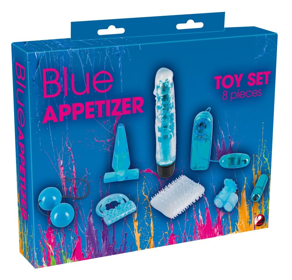You2Toys Antipasto Set - 8 Piece Blue Appetizer Platter for Charcuterie, Cheese & Party Snacks | Perfect for Entertaining, Dinner Parties & Italian Cuisine