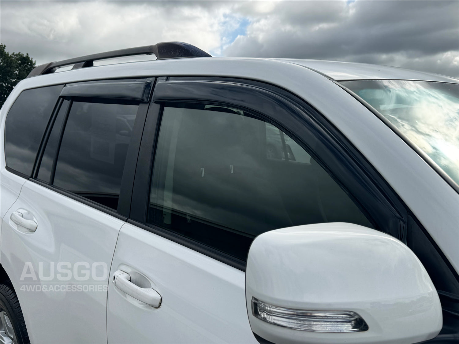 Weather Shields for Toyota Landcruiser Prado 150 Series (2009-2024) - Rain Guards & Window Deflectors for All-Weather Protection & Off-Road Driving