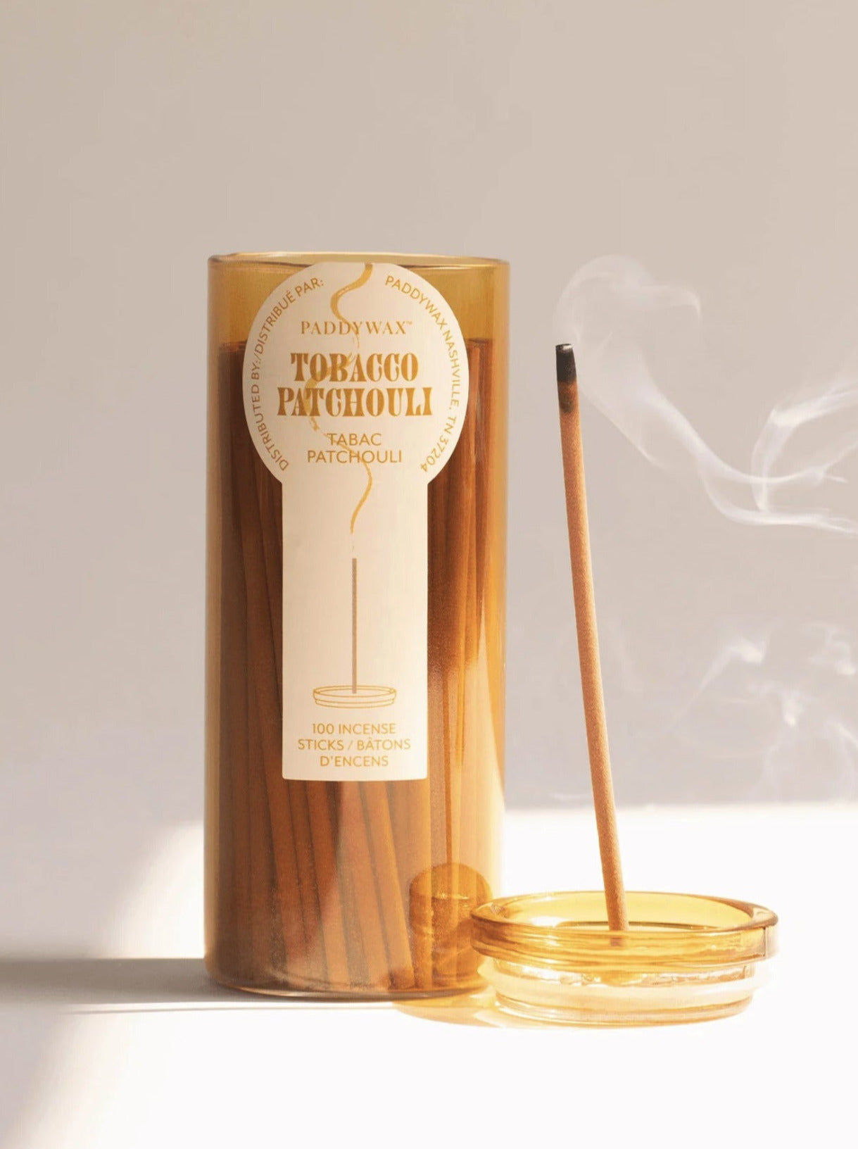 Paddywax Haze Incense - Tobacco & Patchouli Scented Sticks for Relaxation, Meditation & Home Fragrance
