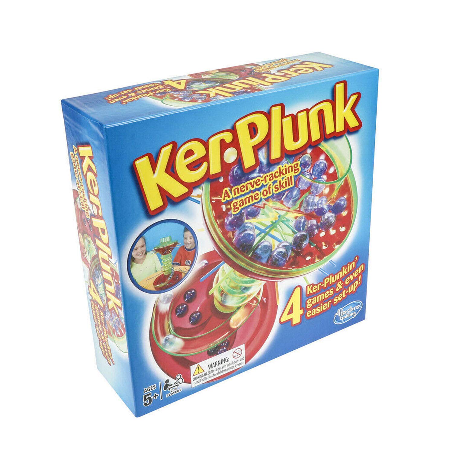 Hasbro Gaming Kerplunk Game - Classic Family Board Game for Kids Ages 5+ | Fun Indoor Activity for Family Game Night & Birthday Parties