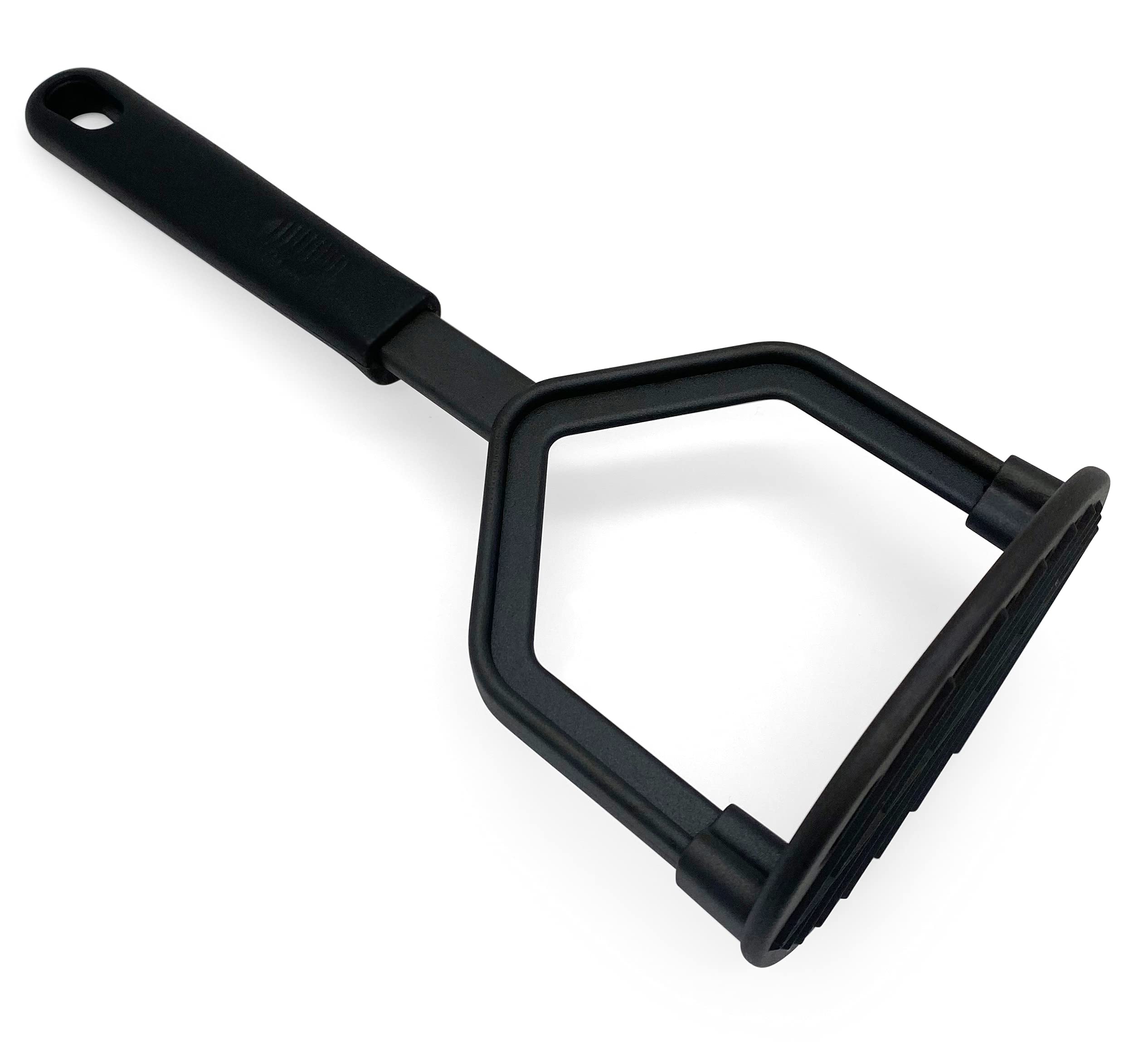 Premium Hudson & Lane Nylon Potato Masher - Durable & Ergonomic Black Kitchen Tool for Smooth Mashed Potatoes, Purees & Baby Food - Ideal for Home Cooking, Baking & Meal Prep