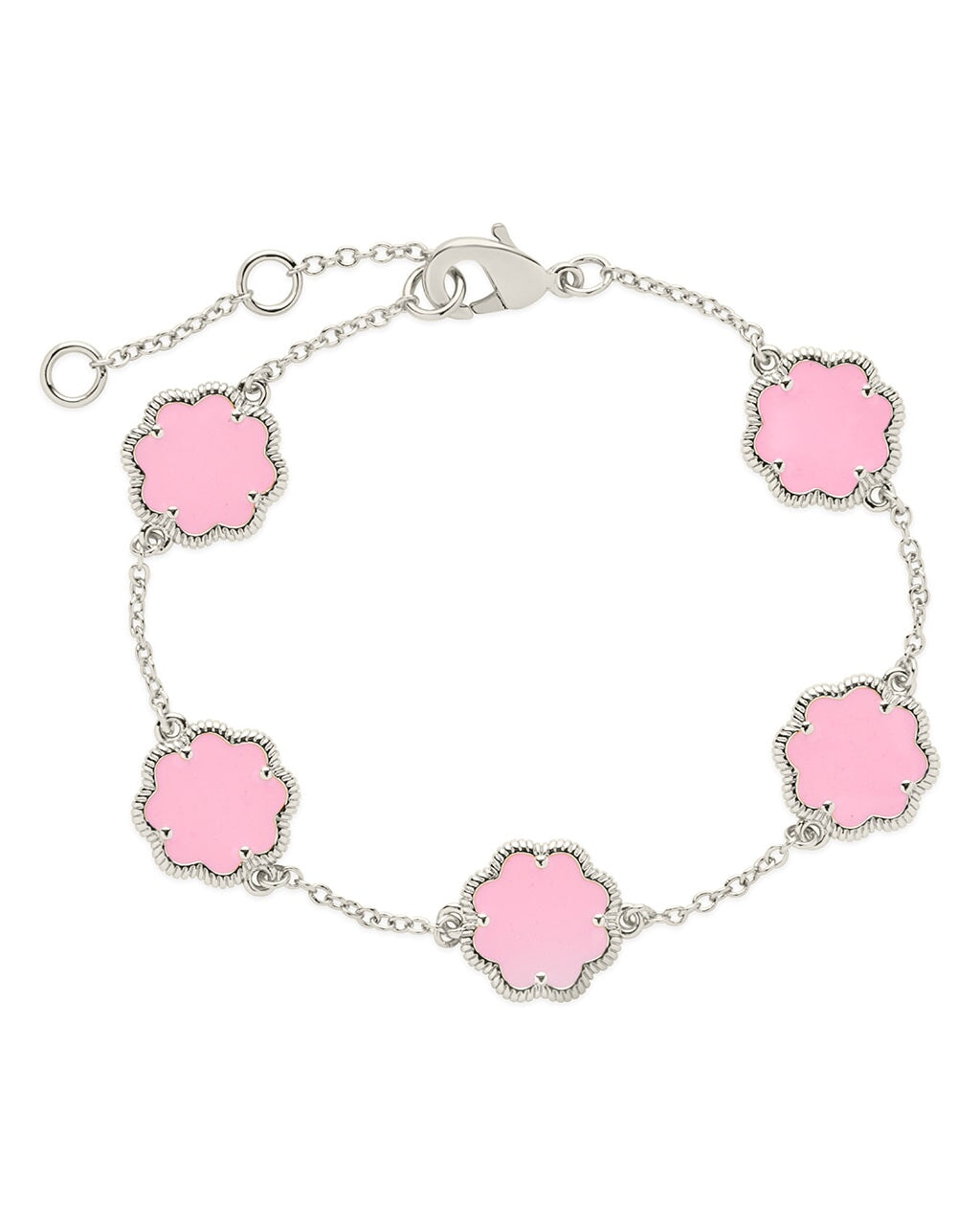 Rose Petal Station Bracelet for Women - Dainty Floral Charm Adjustable Bangle for Everyday Wear, Gift for Her, Wedding, Anniversary & Special Occasions
